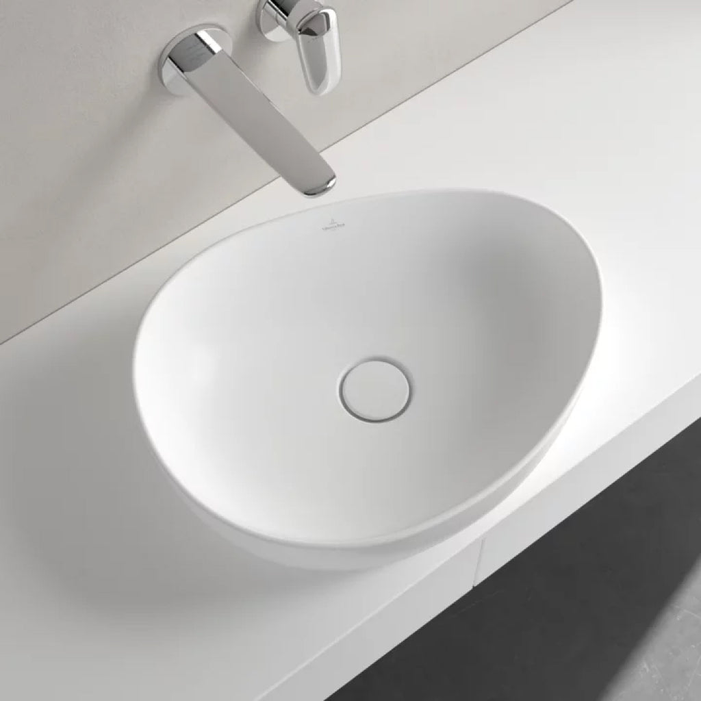 Villeroy & Boch Antao 510 Above Counter CeramicPlus Basin - Stone White