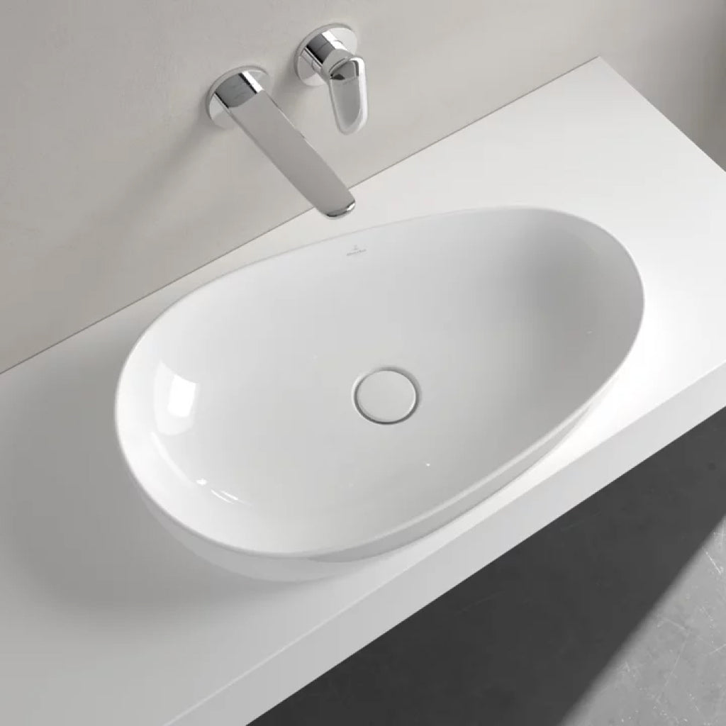 Villeroy & Boch Antao 650 Above Counter CeramicPlus Basin - White Alpine