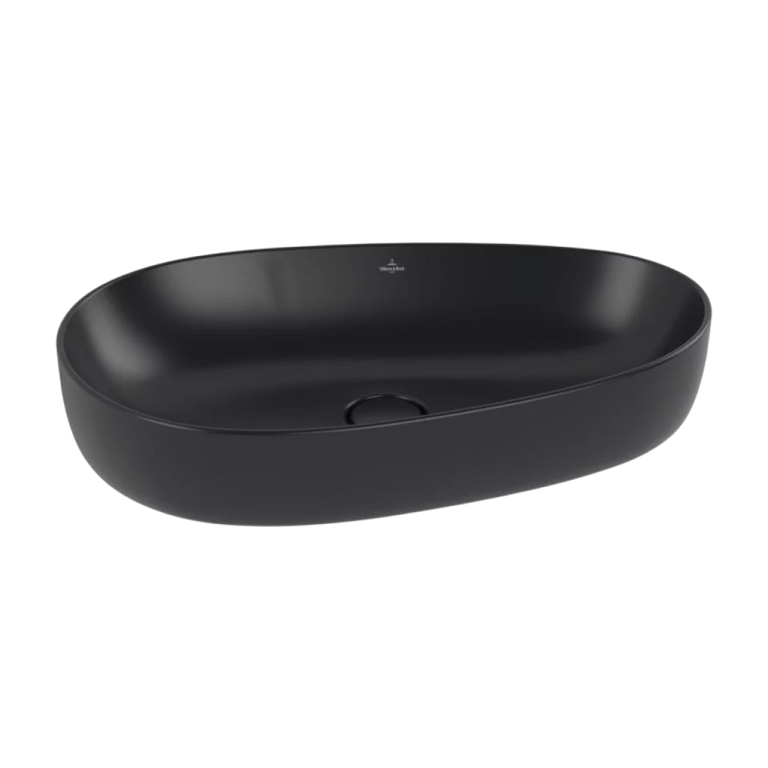 Villeroy & Boch Antao 650 Above Counter CeramicPlus Basin - Pure Black