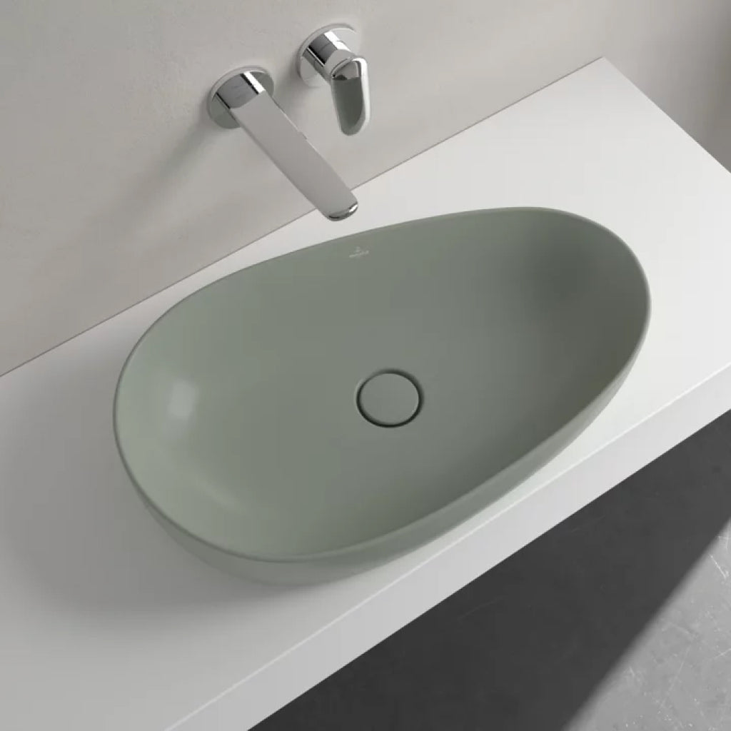Villeroy & Boch Antao 650 Above Counter CeramicPlus Basin - Morning Green