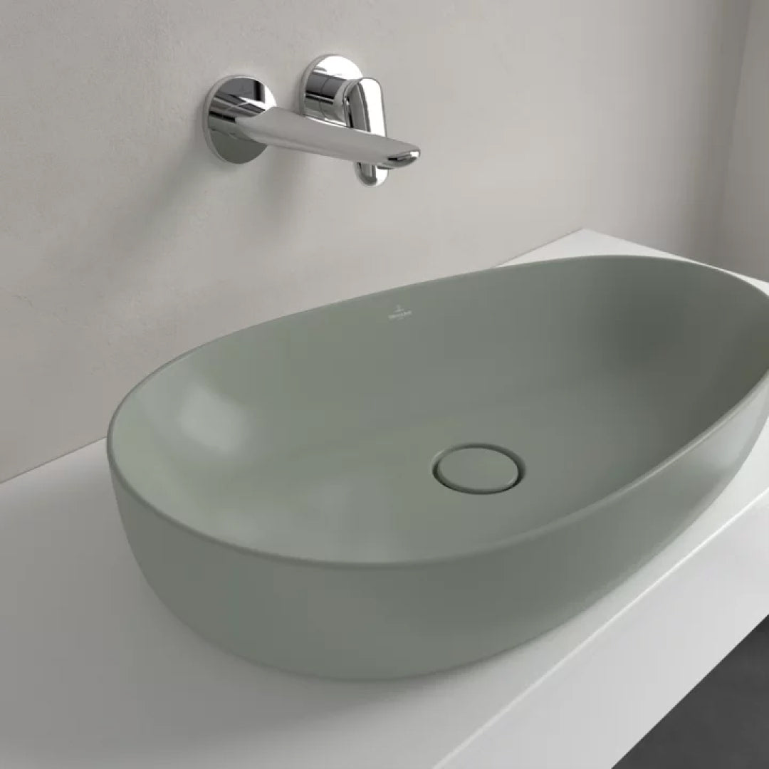 Villeroy & Boch Antao 650 Above Counter CeramicPlus Basin - Morning Green