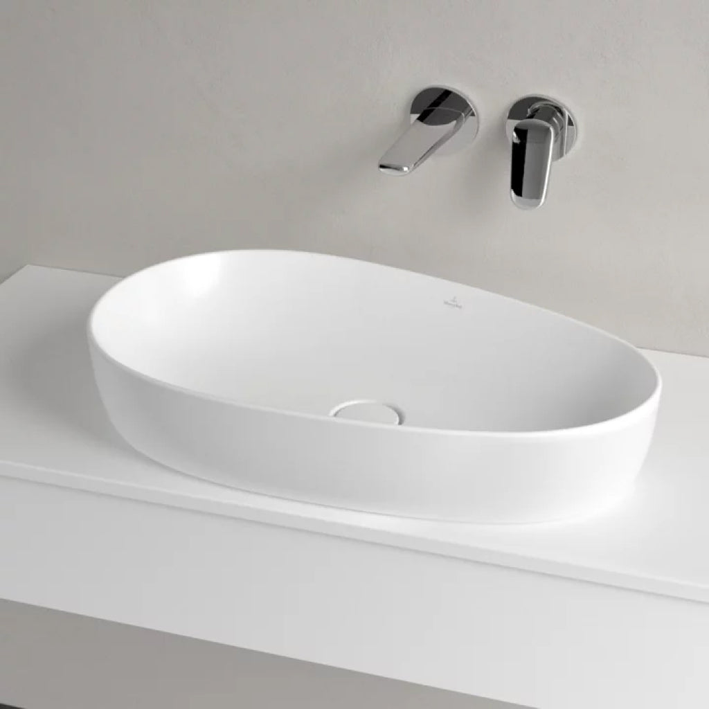 Villeroy & Boch Antao 650 Above Counter CeramicPlus Basin - Stone White