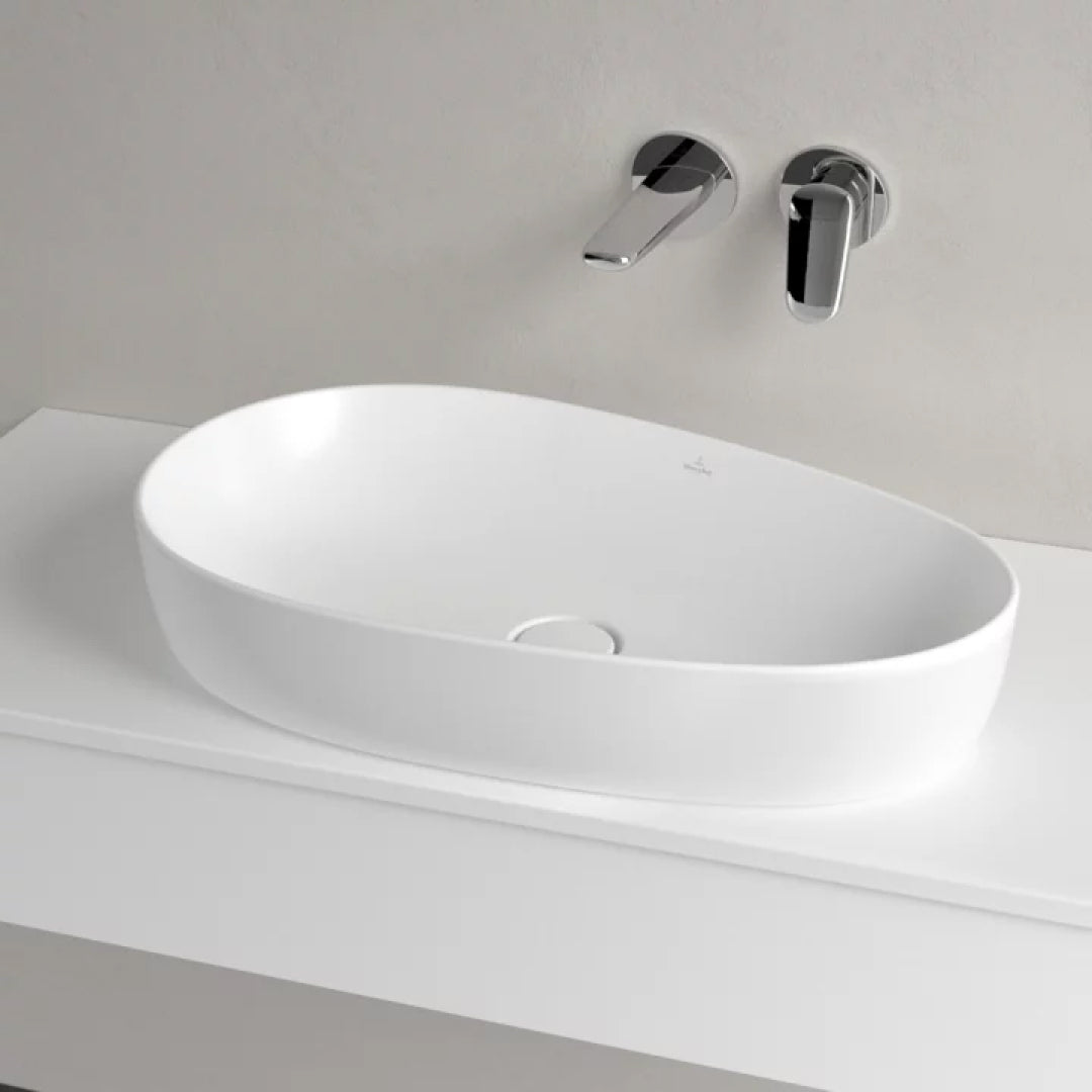 Villeroy & Boch Antao 650 Above Counter CeramicPlus Basin - Stone White