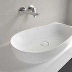 Villeroy & Boch Antao 650 Above Counter CeramicPlus Basin - Stone White