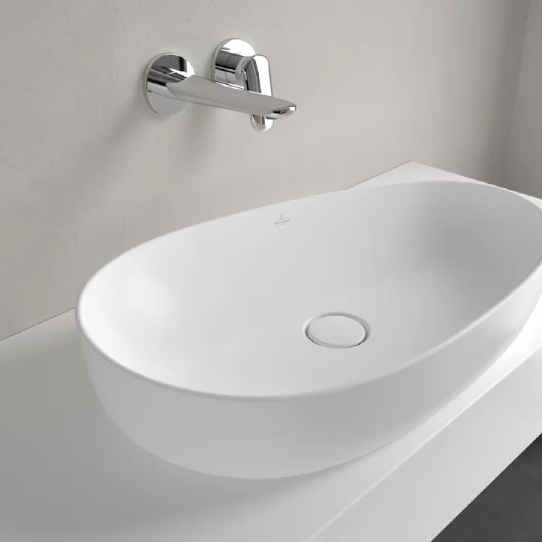 Villeroy & Boch Antao 650 Above Counter CeramicPlus Basin - Stone White