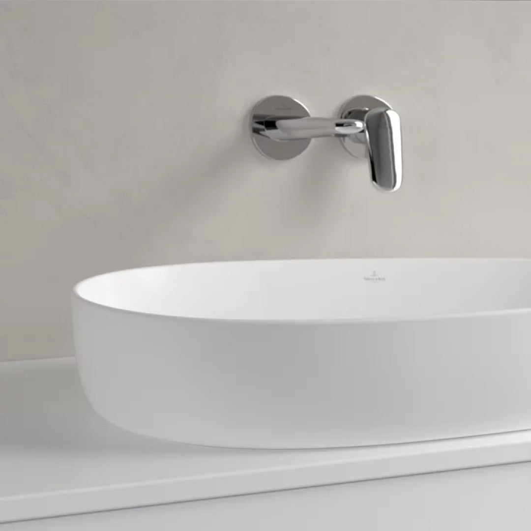 Villeroy & Boch Antao 650 Above Counter CeramicPlus Basin - Stone White