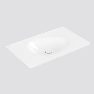 Villeroy & Boch Antao 800 Wall Basin No Tap Hole - Alpine White - 4A7583R1B