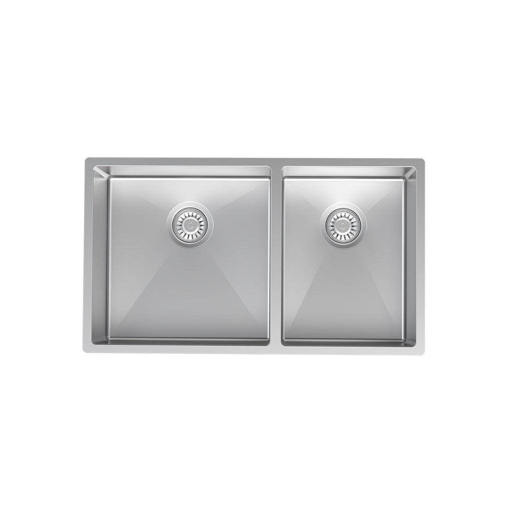 Parisi Quadro 1 & 3/4 Bowl Sink 765mm (Left Hand) - Stainless Steel - PK7644L