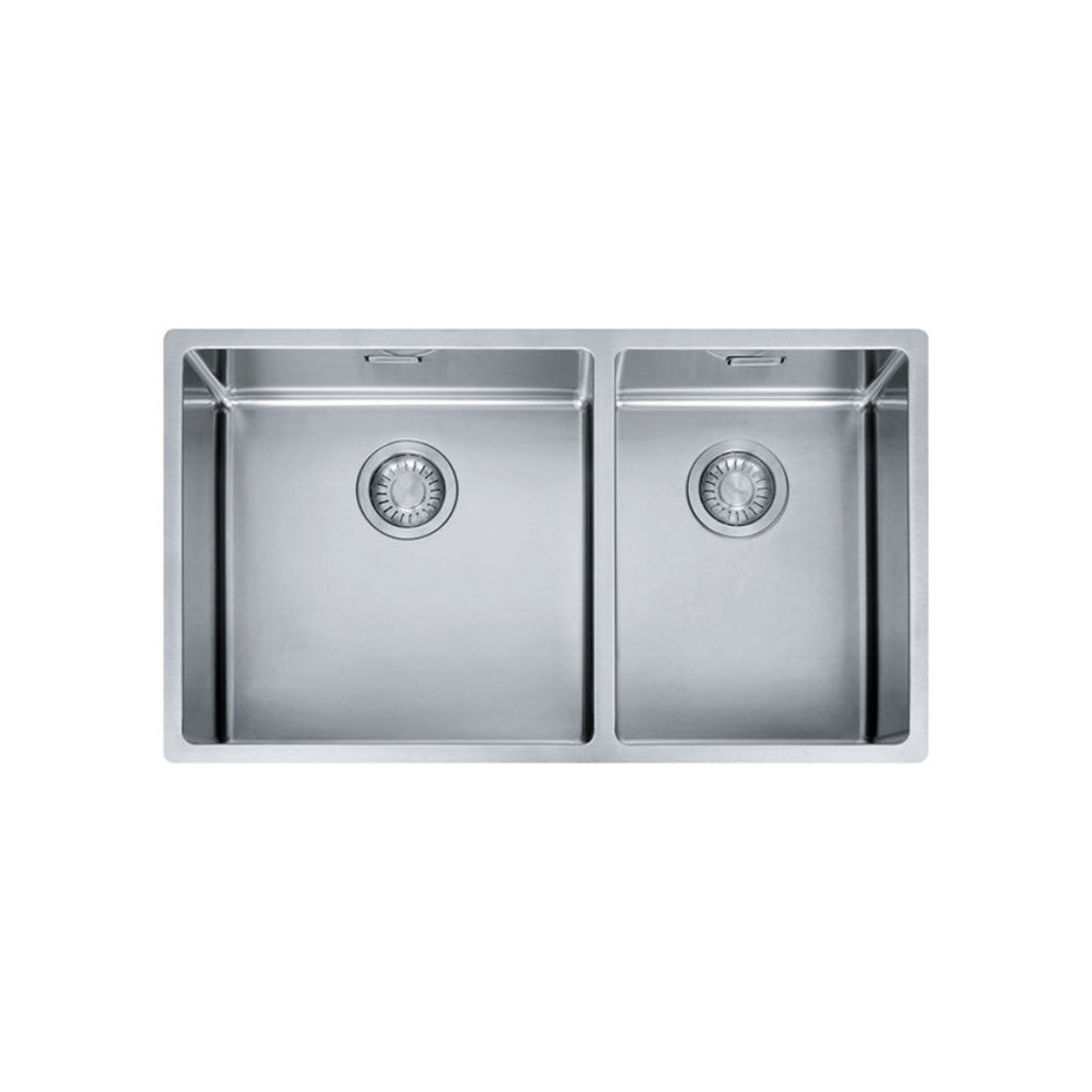 Franke Bolero 1 & 3/4 Bowl Sink BOX 220-42-29 SBR - BOX22042/29SBR