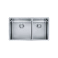Franke Bolero 1 & 3/4 Bowl Sink BOX 220-42-29 SBR - BOX22042/29SBR