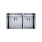 Franke Bolero 1 & 3/4 Bowl Sink BOX 220-42-29 SBR - BOX22042/29SBR