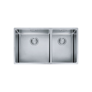 Franke Bolero 1 & 3/4 Bowl Sink BOX 220-42-29 SBR - BOX22042/29SBR