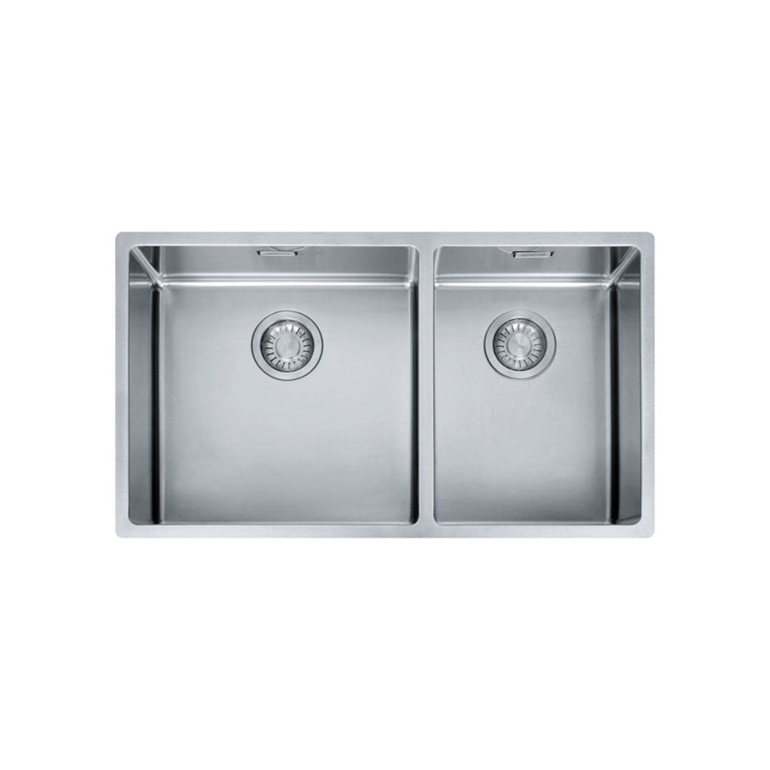 Franke Bolero 1 & 3/4 Bowl Sink BOX 220-42-29 SBR - BOX22042/29SBR