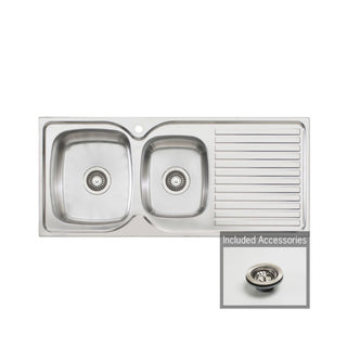 Oliveri Endeavour 1 & 3/4 Inset Sink & Drainer EE11 - EE11 1TH