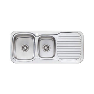 Oliveri LakeLand 1 & 3/4 Left Hand Bowl Sink & Drainer LL136