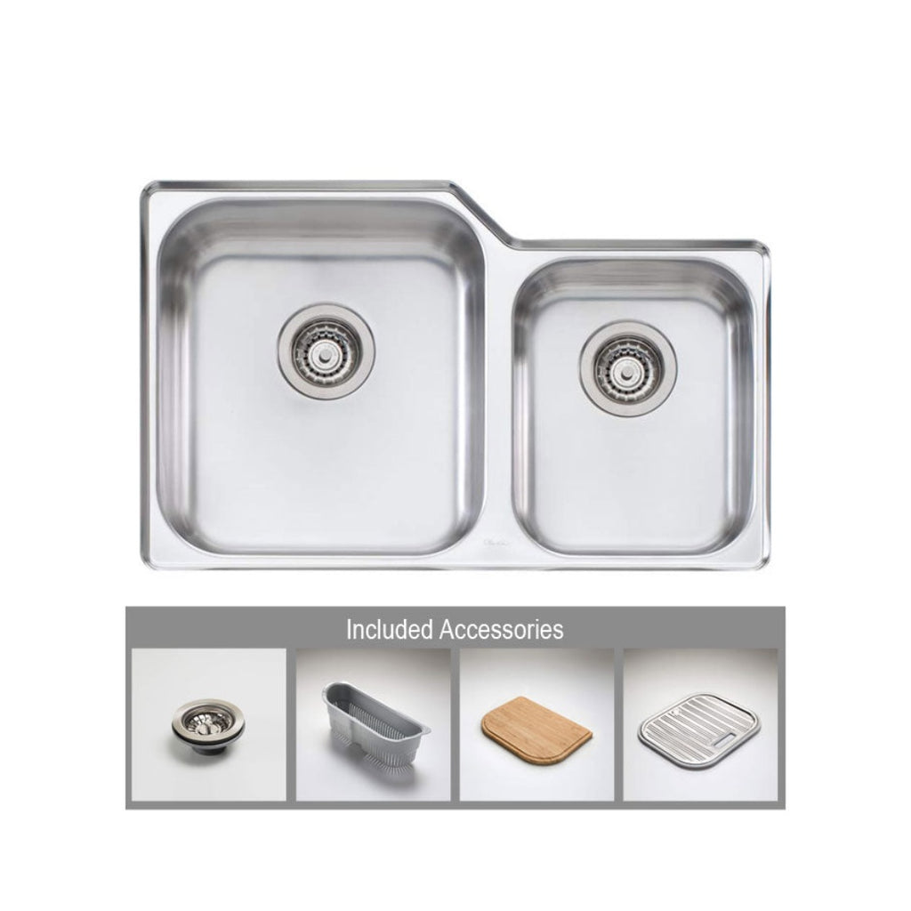 Oliveri Nu-Petite 1 & 3/4 Offset Bowl Sink NP61U