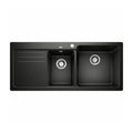 Blanco Naya 8S 1 & 3/4 Right Hand Inset Sink & Drainer - Black NAYA8SBRK5 - 526831