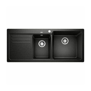 Blanco Naya 8S 1 & 3/4 Right Hand Inset Sink & Drainer - Black NAYA8SBRK5 - 526831