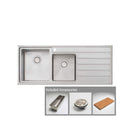 Oliveri Apollo Left Hand 1 & 3/4 Sink & Drainer AP1411