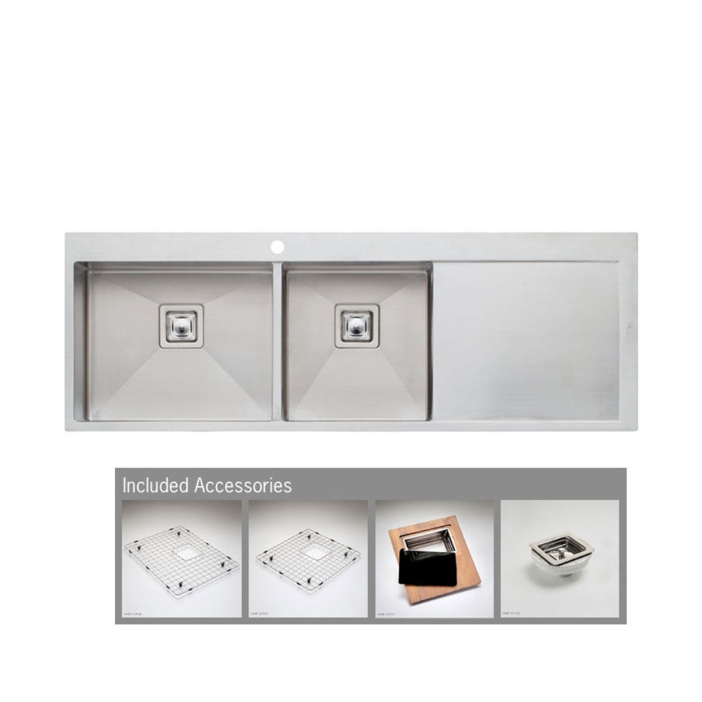 Oliveri Professional Series 1 & 3/4 Sink & Drainer PR1111 - PR1111 1TH