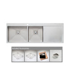 Oliveri Professional Series 1 & 3/4 Sink & Drainer PR1111 - PR1111 1TH