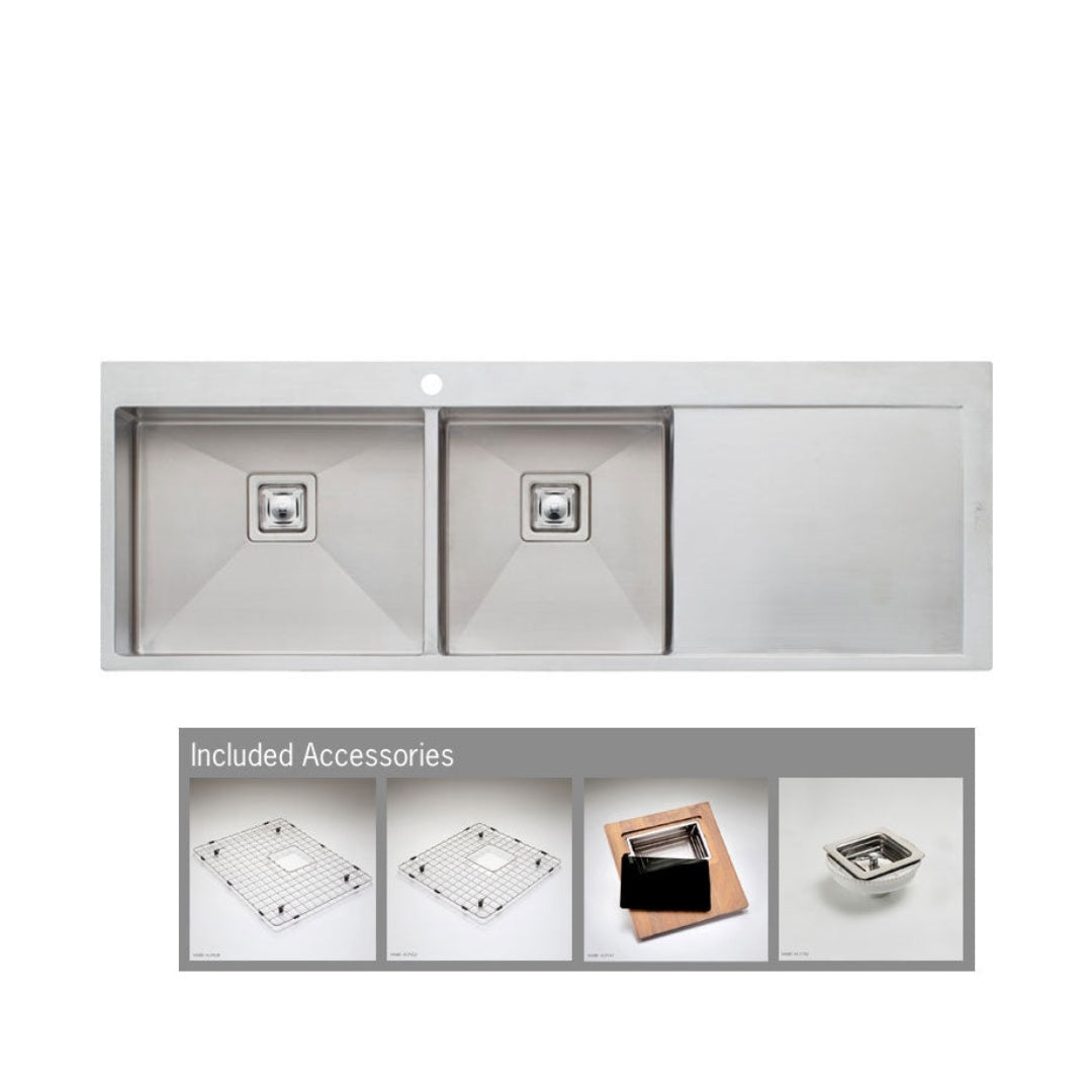 Oliveri Professional Series 1 & 3/4 Sink & Drainer PR1111 - PR1111 1TH