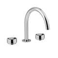 Armando Vicario Piazza 3 Piece Round Basin Tap - Chrome - 500519