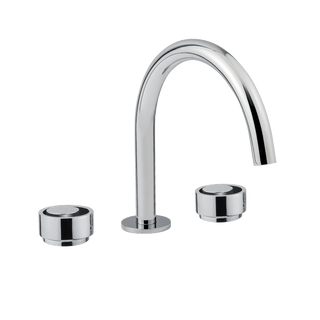 Armando Vicario Piazza 3 Piece Round Basin Tap - Chrome - 500519