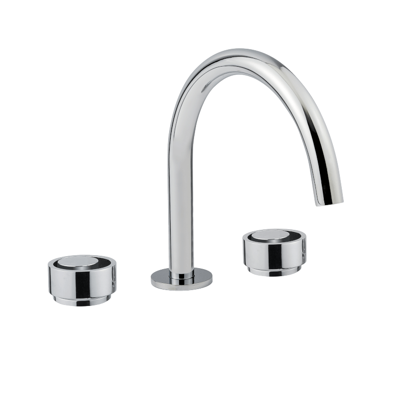 Armando Vicario Piazza 3 Piece Round Basin Tap - Chrome - 500519