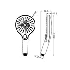 Nero Opal Hand Shower - Brushed Nickel - NR508077BN