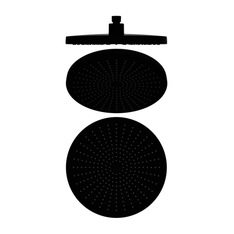 Nero Opal 250mm Shower Head - Matte Black