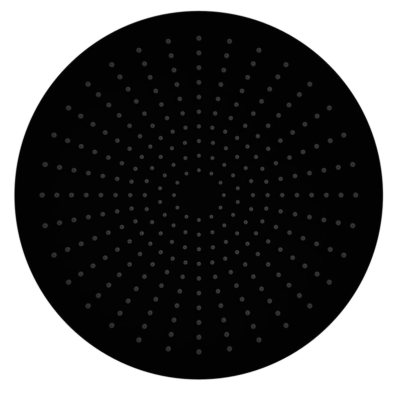 Nero Opal 250mm Shower Head - Matte Black