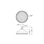 Nero York 200mm Shower Head - Matte Black - NR508094MB