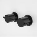 Caroma Luna Lever Wall Top Assemblies - Lead Free Matte Black - 90332BLF