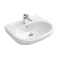 Villeroy & Boch 550 Wall Hung Basin 1 Tap Hole with Overflow - Alpine White 51605501CB