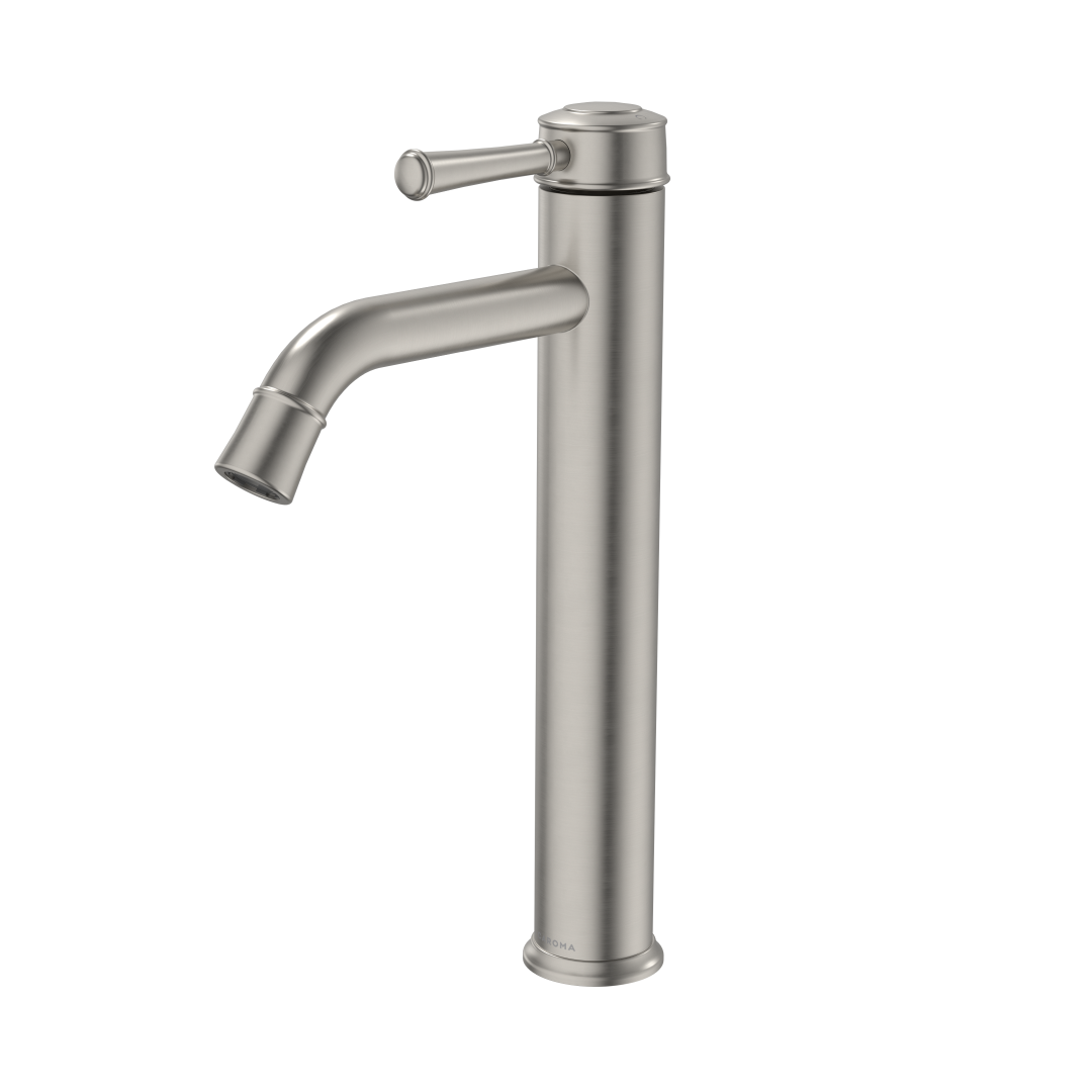 Caroma Riviere Tower Basin Mixer - LF Brushed Nickel