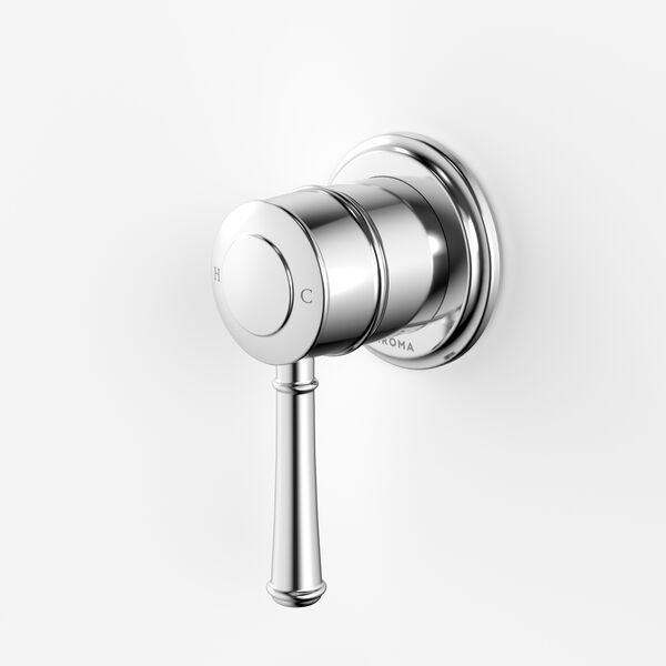 Caroma Riviere Bath/Shower Wall Mixer (Includes In-Wall Body) - Chrome