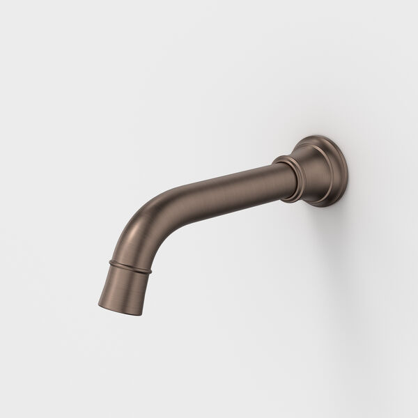 Caroma Riviere 175mm Wall Basin/Bath Spout - Brushed Bronze
