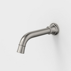 Caroma Riviere 175mm Wall Basin/Bath Spout - Brushed Nickel