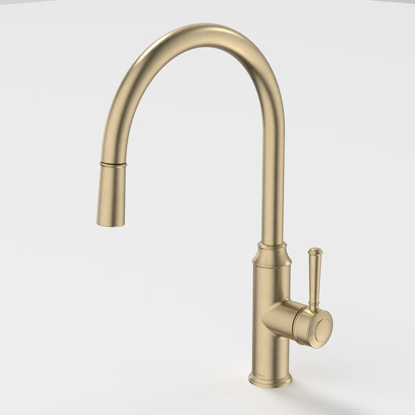 Caroma Riviere Pull Out Sink Mixer - LF Brushed Brass