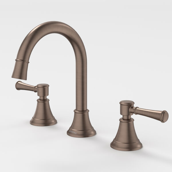 Caroma Riviere Hob Basin Tap Set - LF Brushed Bronze