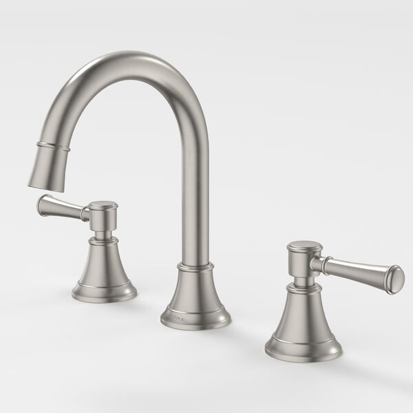 Caroma Riviere Hob Basin Tap Set - LF Brushed Nickel