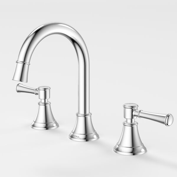 Caroma Riviere Hob Basin Tap Set - LF Chrome