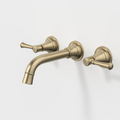 Caroma Riviere 175mm Wall Basin/Bath Tap Set - LF Brushed Brass