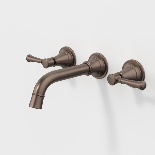 Caroma Riviere 175mm Wall Basin/Bath Tap Set - LF Brushed Bronze