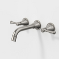 Caroma Riviere 175mm Wall Basin/Bath Tap Set - LF Brushed Nickel