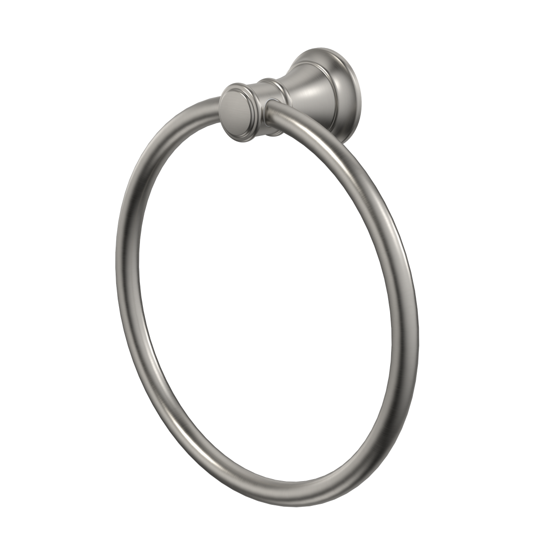 Caroma Riviere Towel Ring - Brushed Nickel