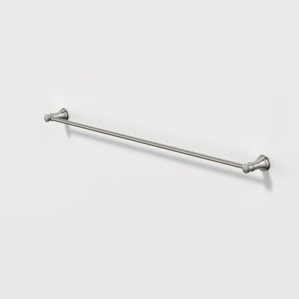 Caroma Riviere 800mm Single Towel Rail - Brushed Nickel