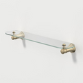 Caroma Riviere 475mm Bathroom Shelf - Brushed Brass
