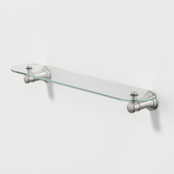 Caroma Riviere 475mm Bathroom Shelf - Brushed Nickel